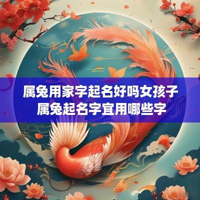 属兔用家字起名好吗女孩子 属兔起名字宜用哪些字