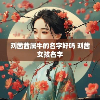 刘茜茜属牛的名字好吗 刘茜女孩名字
