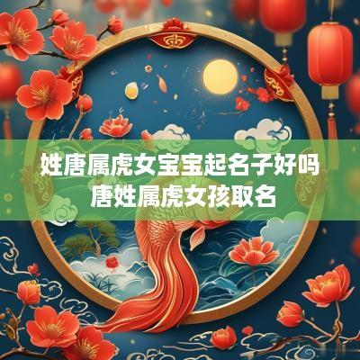 姓唐属虎女宝宝起名子好吗 唐姓属虎女孩取名