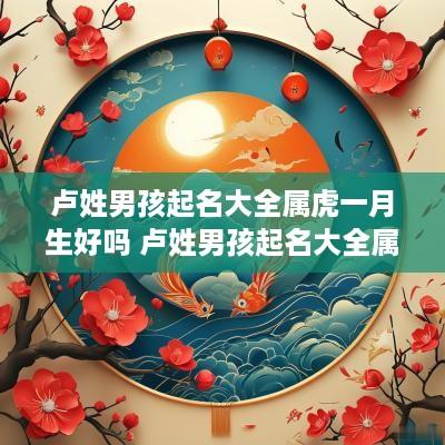 卢姓男孩起名大全属虎一月生好吗 卢姓男孩起名大全属虎一月生好吗