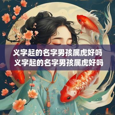 义字起的名字男孩属虎好吗 义字起的名字男孩属虎好吗还是女孩