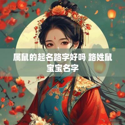 属鼠的起名路字好吗 路姓鼠宝宝名字