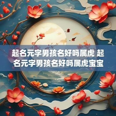 起名元字男孩名好吗属虎 起名元字男孩名好吗属虎宝宝