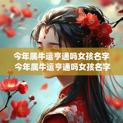 今年属牛运亨通吗女孩名字 今年属牛运亨通吗女孩名字叫什么
