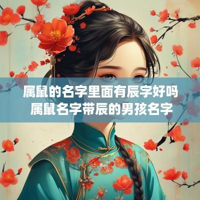 属鼠的名字里面有辰字好吗 属鼠名字带辰的男孩名字