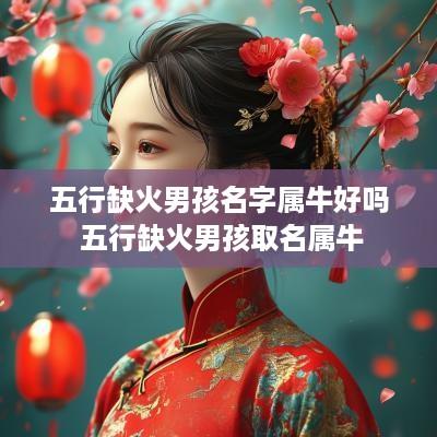 五行缺火男孩名字属牛好吗 五行缺火男孩取名属牛