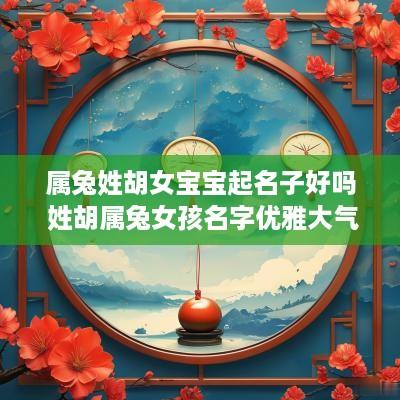 属兔姓胡女宝宝起名子好吗 姓胡属兔女孩名字优雅大气