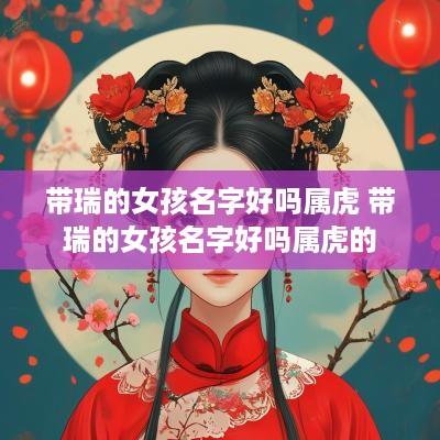 带瑞的女孩名字好吗属虎 带瑞的女孩名字好吗属虎的