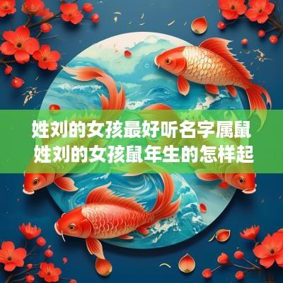 姓刘的女孩最好听名字属鼠 姓刘的女孩蛇年生的怎样起个好名字