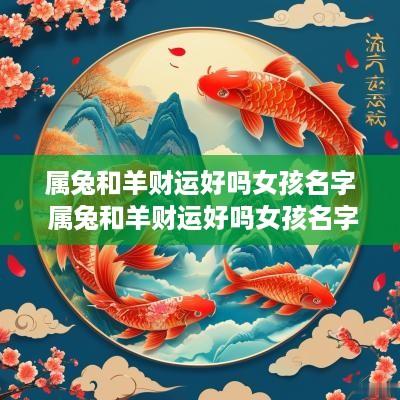 属兔和羊财运好吗女孩名字 属兔和羊财运好吗女孩名字怎么取 属兔和羊财运好吗女孩名字 属兔和羊财运好吗女孩名字怎么取