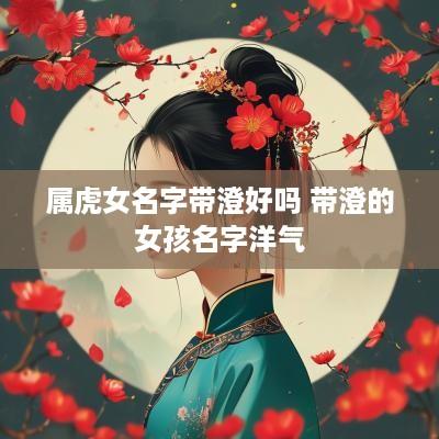 属虎女名字带澄好吗 带澄的女孩名字洋气