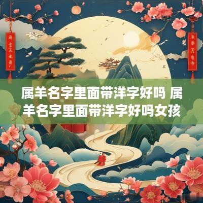 属羊名字里面带洋字好吗 属羊名字里面带洋字好吗女孩