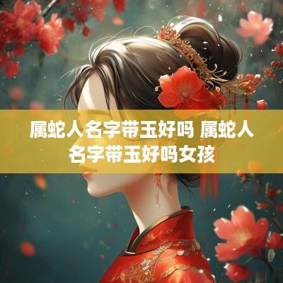 属蛇人名字带玉好吗 属蛇人名字带玉好吗女孩