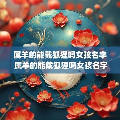 属羊的能戴狐狸吗女孩名字 属羊的能戴狐狸吗女孩名字怎么取