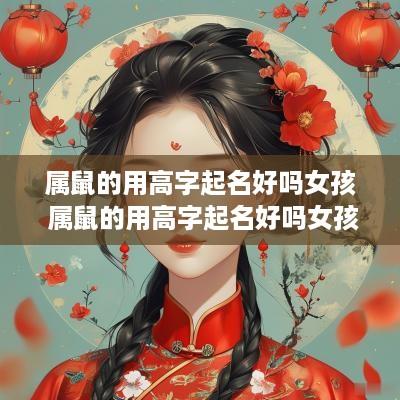 属鼠的用高字起名好吗女孩 属鼠的用高字起名好吗女孩子