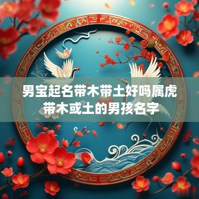 男宝起名带木带土好吗属虎 带木或土的男孩名字
