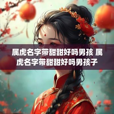 属虎名字带甜甜好吗男孩 属虎名字带甜甜好吗男孩子
