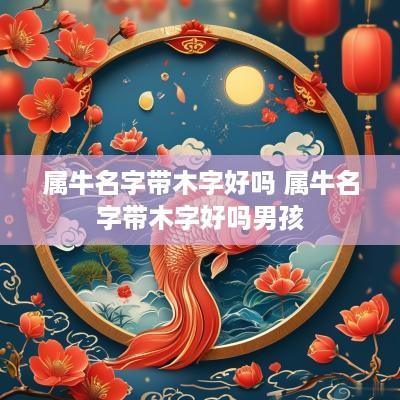 属牛名字带木字好吗 属牛名字带木字好吗男孩