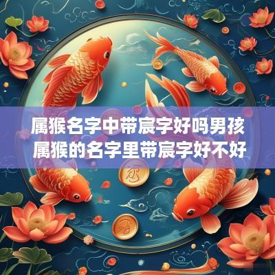 属猴名字中带宸字好吗男孩 属猴的名字里带宸字好不好