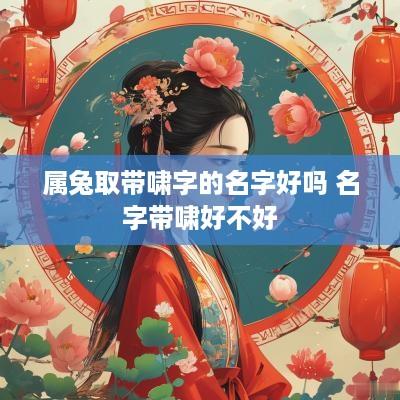 属兔取带啸字的名字好吗 名字带啸好不好