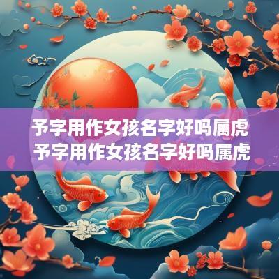 予字用作女孩名字好吗属虎 予字用作女孩名字好吗属虎男孩