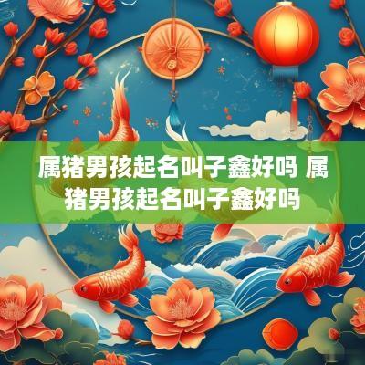 属猪男孩起名叫子鑫好吗 属猪男孩起名叫子鑫好吗