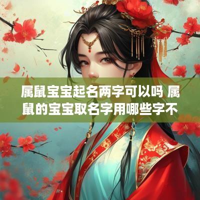 属鼠宝宝起名两字可以吗 属鼠的宝宝取名字用哪些字不好