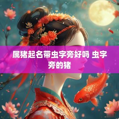 属猪起名带虫字旁好吗 虫字旁的猪