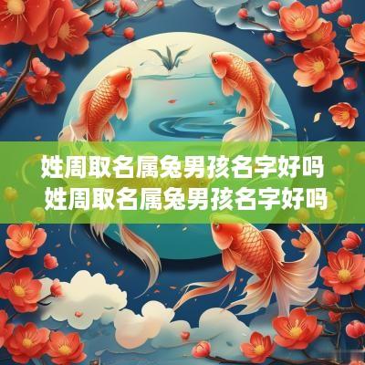 姓周取名属兔男孩名字好吗 姓周取名属兔男孩名字好吗