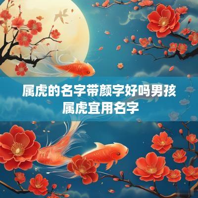 属虎的名字带颜字好吗男孩 属虎宜用名字