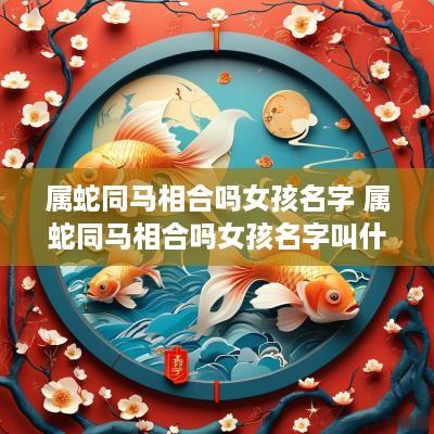 属蛇同马相合吗女孩名字 属蛇同马相合吗女孩名字叫什么