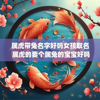 属虎带兔名字好吗女孩取名 属虎的要个属兔的宝宝好吗
