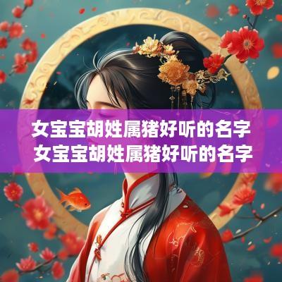 女宝宝胡姓属猪好听的名字 女宝宝胡姓属猪好听的名字有哪些