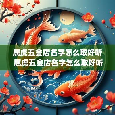 属虎五金店名字怎么取好听 属虎五金店名字怎么取好听点