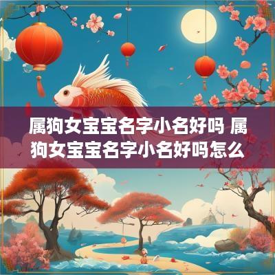 属狗女宝宝名字小名好吗 属狗女宝宝名字小名好吗怎么取