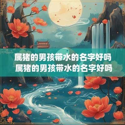 属猪的男孩带水的名字好吗 属猪的男孩带水的名字好吗怎么取