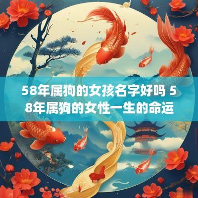 58年属狗的女孩名字好吗 58年属狗的女性一生的命运