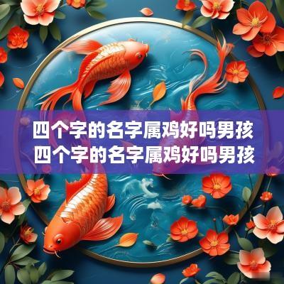 四个字的名字属鸡好吗男孩 四个字的名字属鸡好吗男孩子