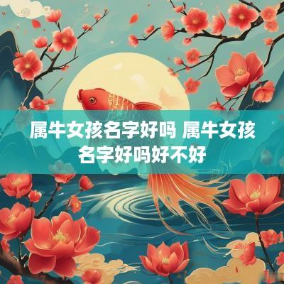 属牛女孩名字好吗 属牛女孩名字好吗好不好