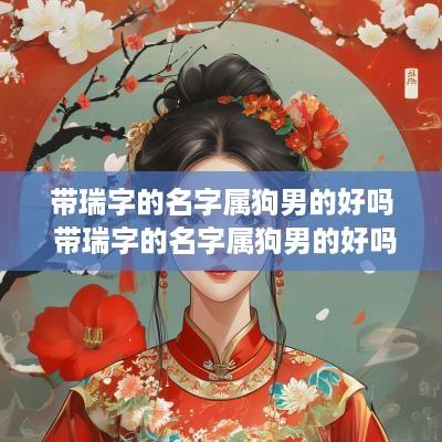 带瑞字的名字属狗男的好吗 带瑞字的名字属狗男的好吗还是女的