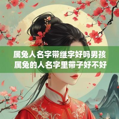 属兔人名字带继字好吗男孩 属兔的人名字里带子好不好