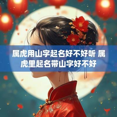 属虎用山字起名好不好听 属虎里起名带山字好不好