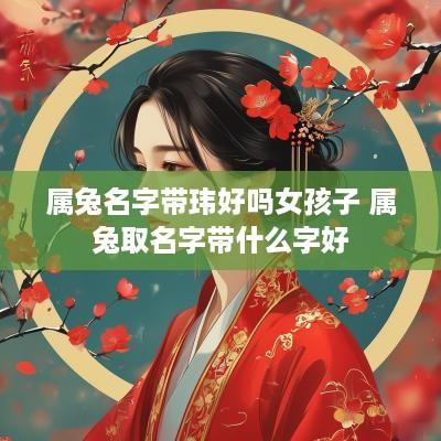 属兔名字带玮好吗女孩子 属兔取名字带什么字好
