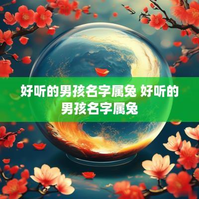 好听的男孩名字属兔 好听的男孩名字属兔