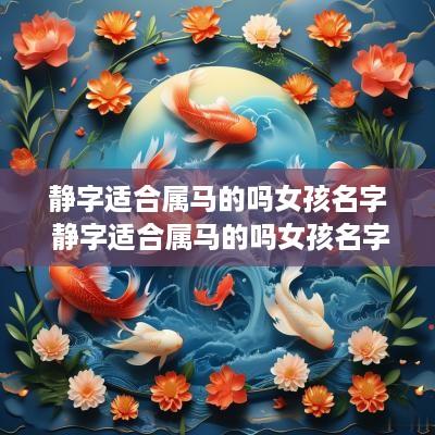 静字适合属马的吗女孩名字 静字适合属马的吗女孩名字大全