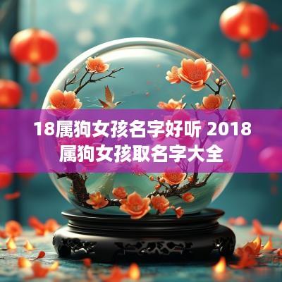 18属狗女孩名字好听 2018属狗女孩取名字大全