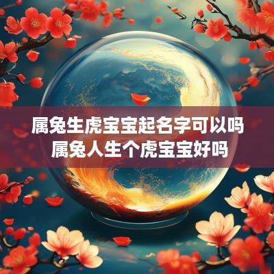 属兔生虎宝宝起名字可以吗 属兔人生个虎宝宝好吗