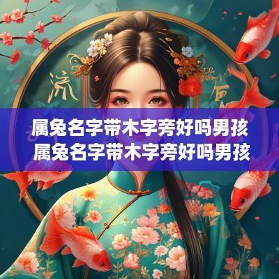 属兔名字带木字旁好吗男孩 属兔名字带木字旁好吗男孩怎么取 属兔名字带木字旁好吗男孩 属兔名字带木字旁好吗男孩怎么取