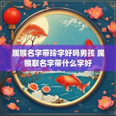 属猴名字带玲字好吗男孩 属猴取名字带什么字好