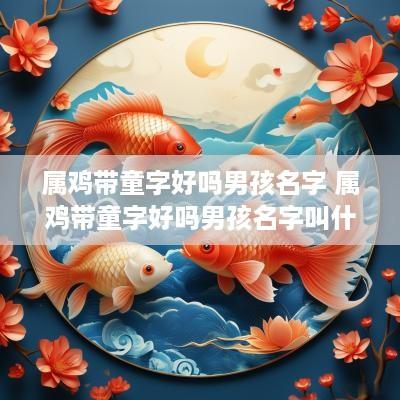 属鸡带童字好吗男孩名字 属鸡带童字好吗男孩名字叫什么